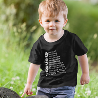 Jesus Is Toddler Short Sleeve - White