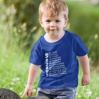 Jesus Is Toddler Short Sleeve - White