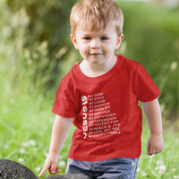 Jesus Is Toddler Short Sleeve - White