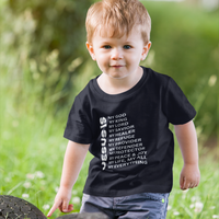 Jesus Is Toddler Short Sleeve - White