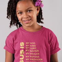 Jesus Is Youth Short Sleeve - Gold