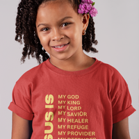 Jesus Is Youth Short Sleeve - Gold