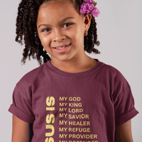 Jesus Is Youth Short Sleeve - Gold