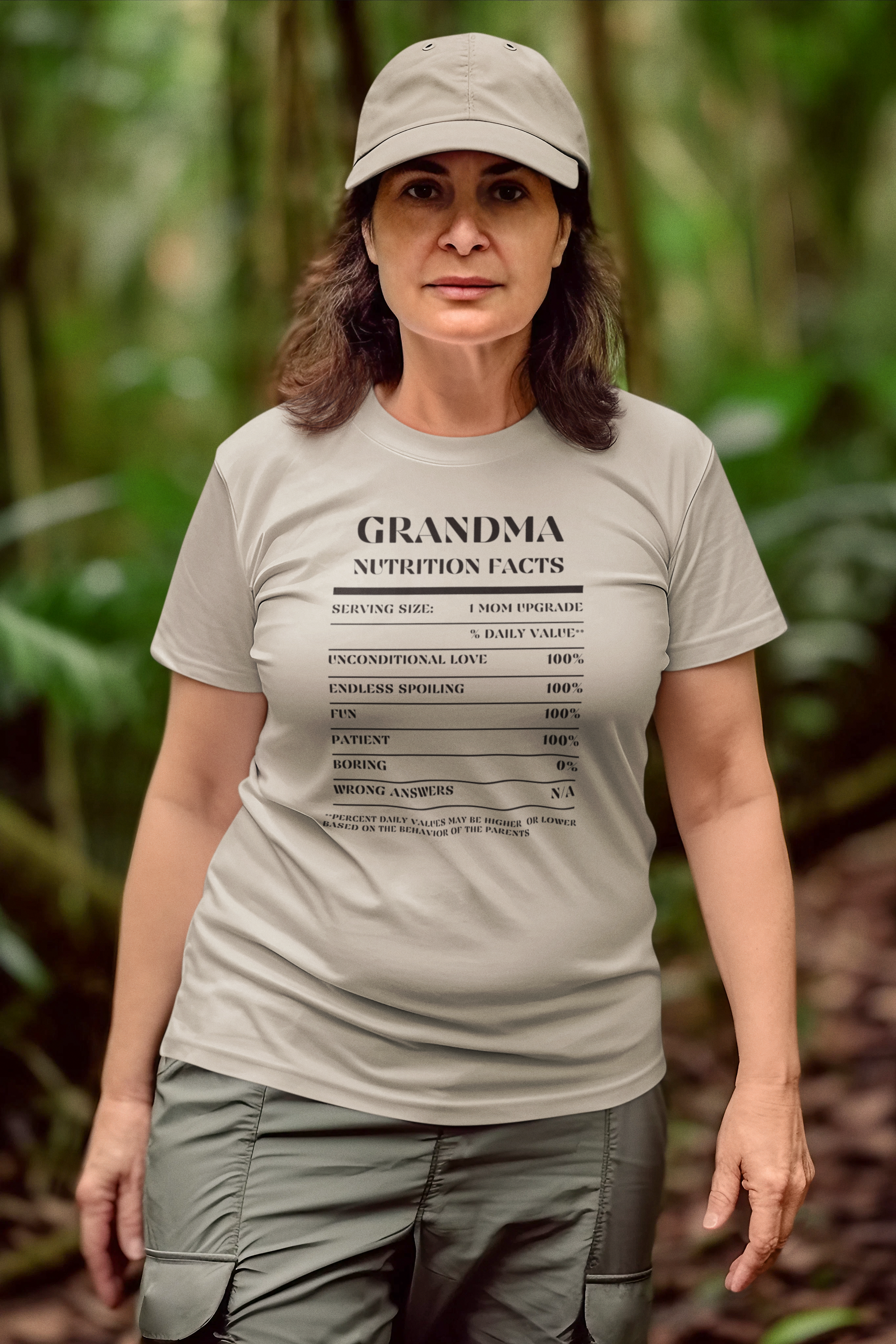 Nutrition Facts T-Shirt SS - Grandma - Black