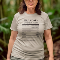 Nutrition Facts T-Shirt SS - Grandma - Black