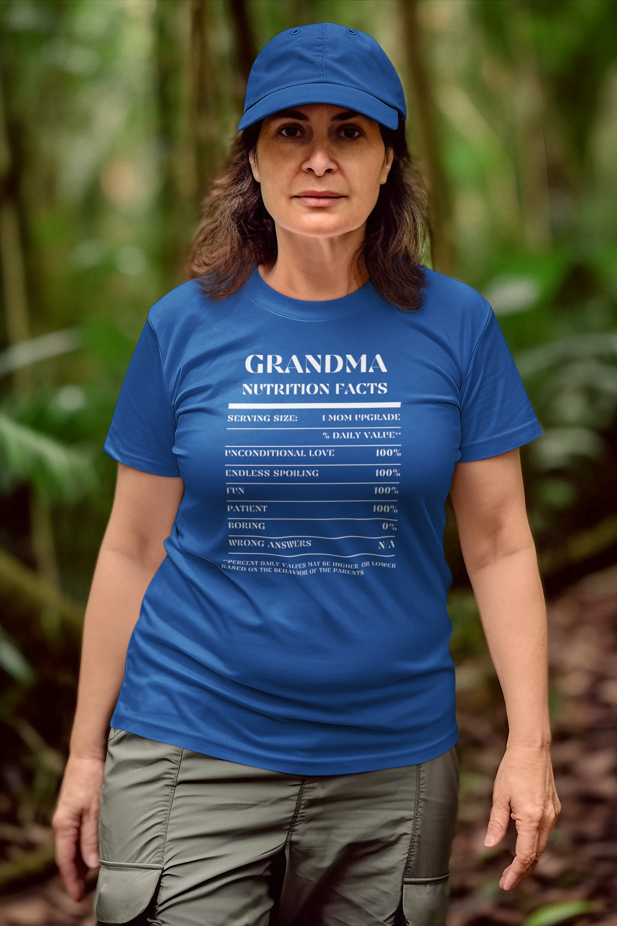 Nutrition Facts T-Shirt SS - Grandma - White
