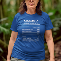 Nutrition Facts T-Shirt SS - Grandma - White