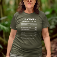 Nutrition Facts T-Shirt SS - Grandma - White