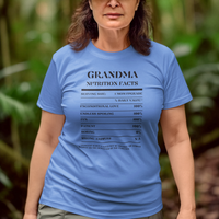 Nutrition Facts T-Shirt SS - Grandma - Black
