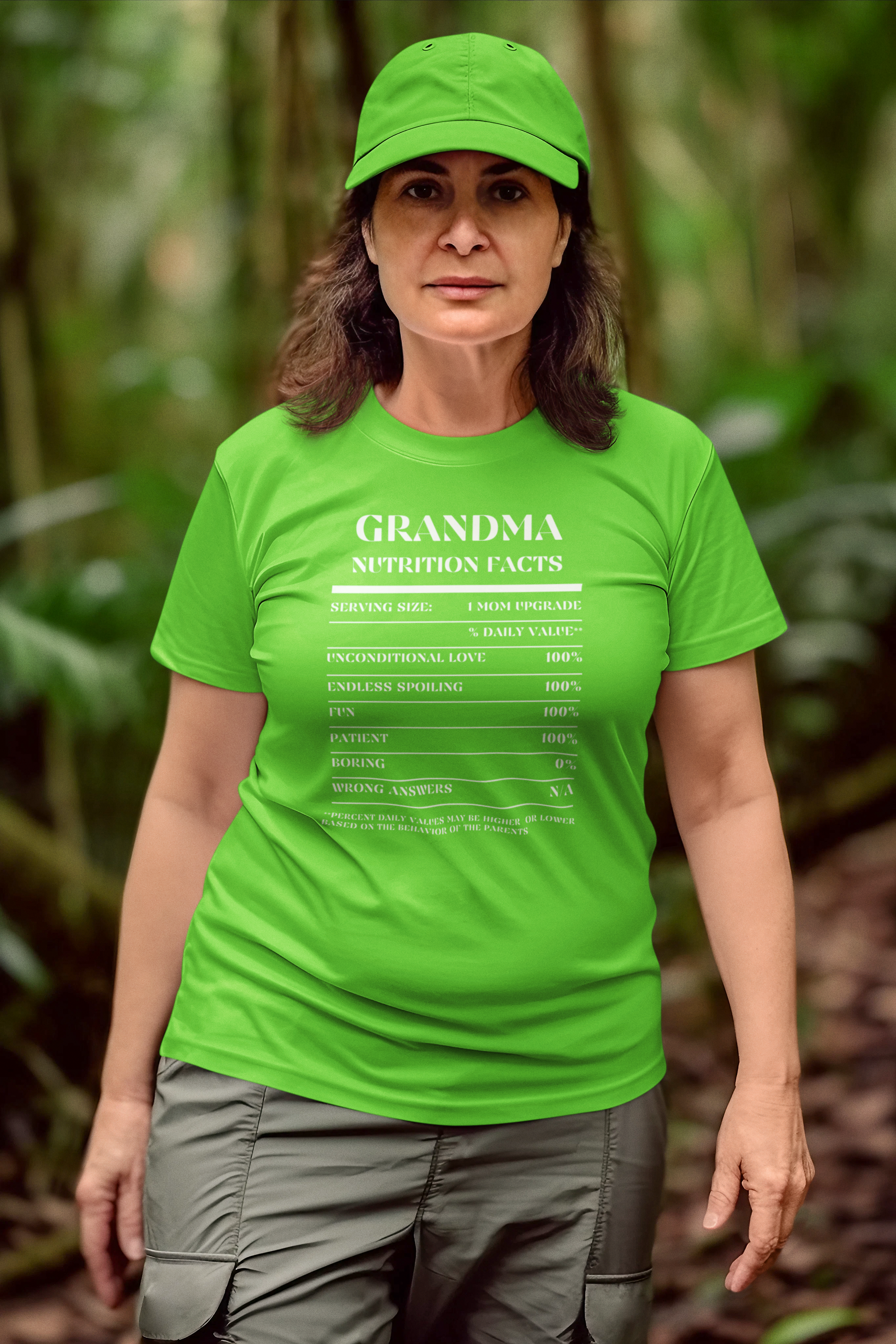 Nutrition Facts T-Shirt SS - Grandma - White