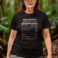 Nutrition Facts T-Shirt SS - Grandma - White