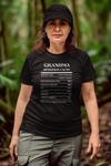 Nutrition Facts T-Shirt SS - Grandma - White