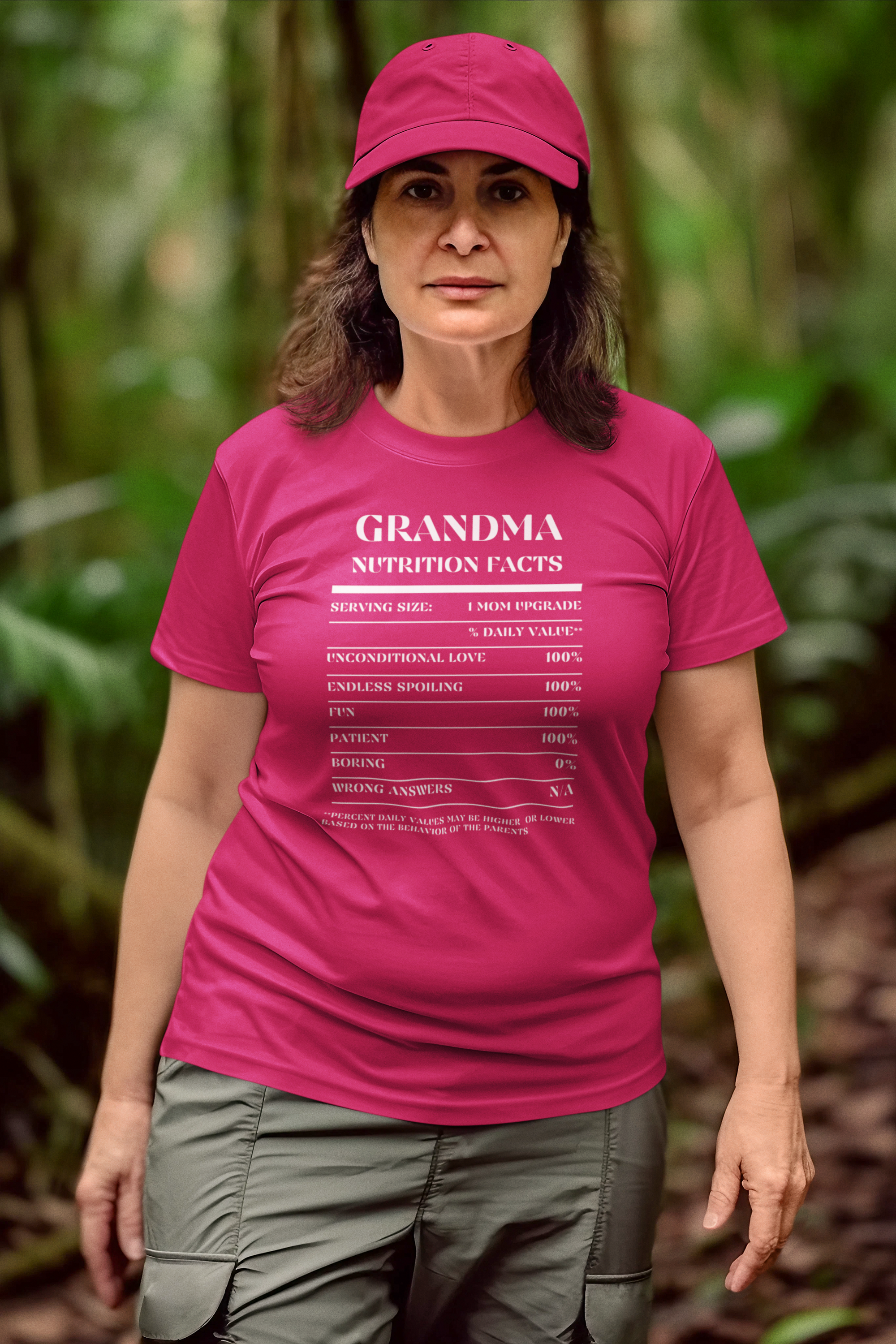 Nutrition Facts T-Shirt SS - Grandma - White