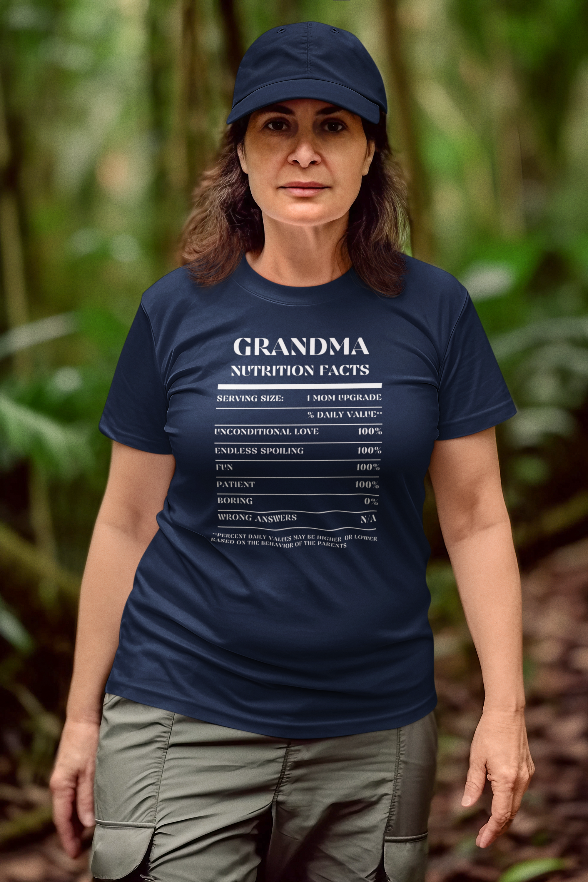 Nutrition Facts T-Shirt SS - Grandma - White