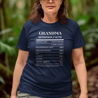 Nutrition Facts T-Shirt SS - Grandma - White
