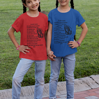 Lord's Prayer Youth Short Sleeve - Black