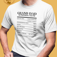 Nutrition Facts T-Shirt SS - Grand Dad - Black