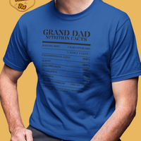Nutrition Facts T-Shirt SS - Grand Dad - Black
