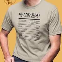 Nutrition Facts T-Shirt SS - Grand Dad - Black