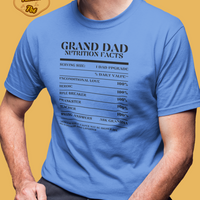 Nutrition Facts T-Shirt SS - Grand Dad - Black