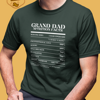 Nutrition Facts T-Shirt SS - Grand Dad - White