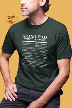 Nutrition Facts T-Shirt SS - Grand Dad - White