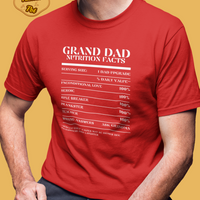 Nutrition Facts T-Shirt SS - Grand Dad - White