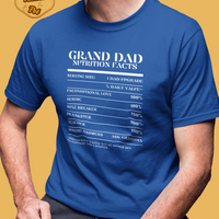Nutrition Facts T-Shirt SS - Grand Dad - White