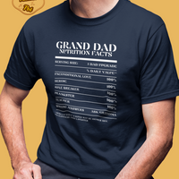 Nutrition Facts T-Shirt SS - Grand Dad - White