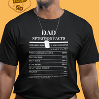 Nutrition Facts T-Shirt SS - Dad - White