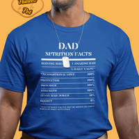 Nutrition Facts T-Shirt SS - Dad - White