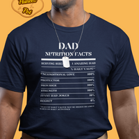 Nutrition Facts T-Shirt SS - Dad - White