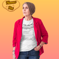 Nutrition Facts T-Shirt LS - Grandma - Black