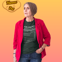Nutrition Facts T-Shirt LS - Grandma - White