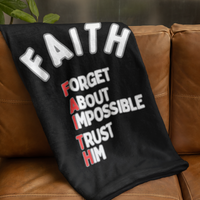 FAITH Cozy Plush Fleece Blanket