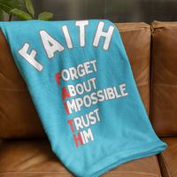 FAITH Cozy Plush Fleece Blanket