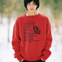 Lord's Prayer Youth Crewneck Sweatshirt - Black