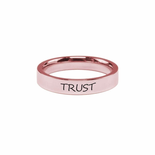 Trust Comfort Fit Inspirational Ring