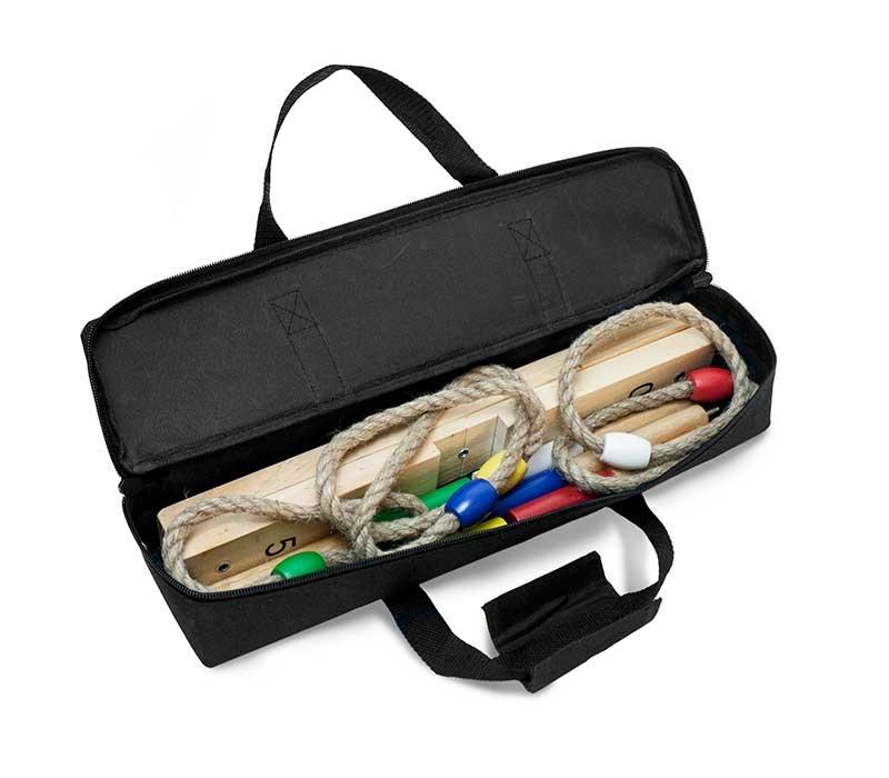 Ring toss game with carry case