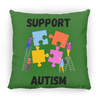 Support Autism Square Pillow