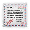 Love Your Daughter Square Pillow