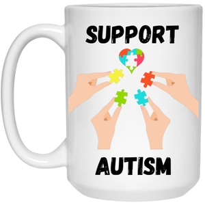 Support Autism Puzzle Piece Mug