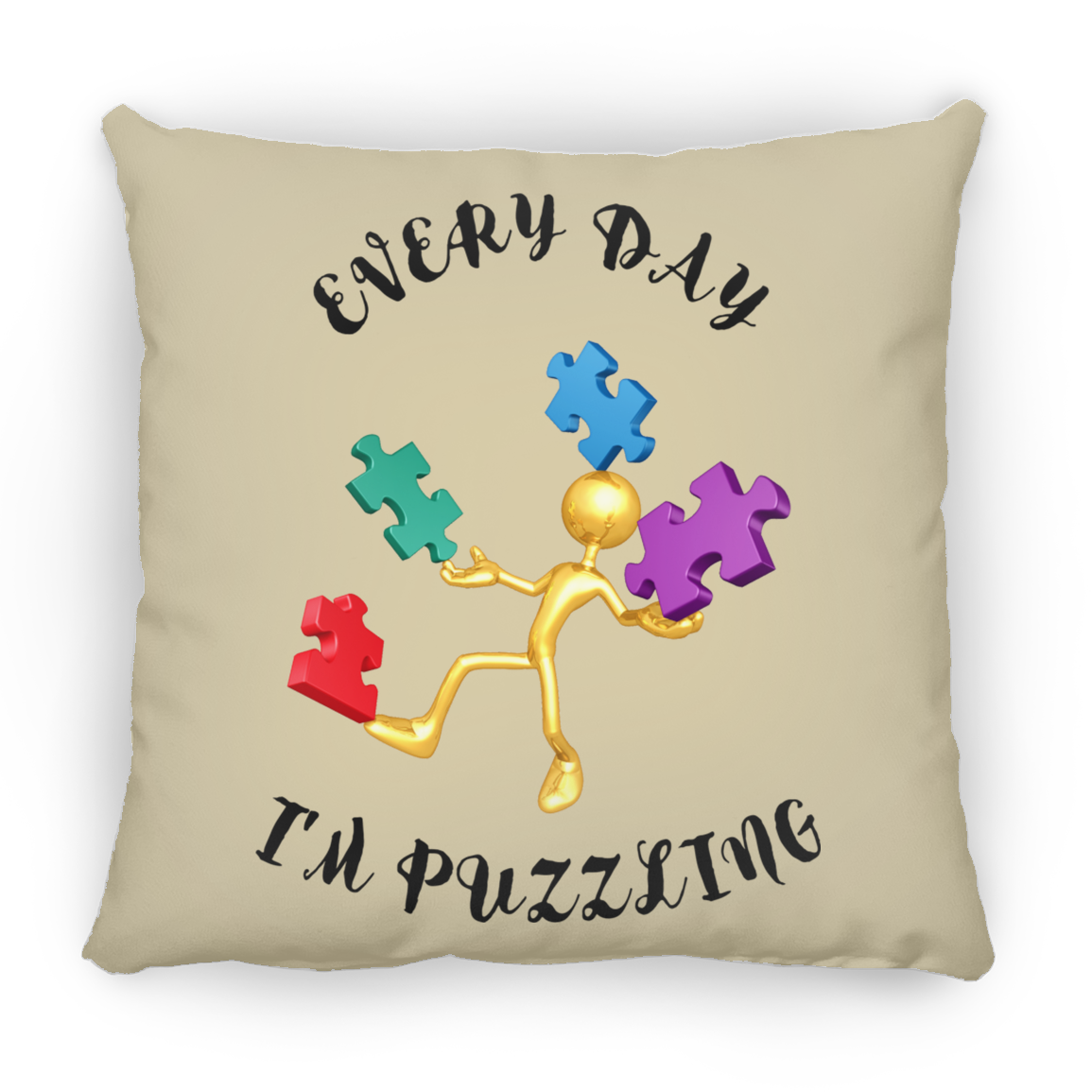 Autism Puzzling Pillow