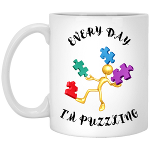 Autism Puzzling Mug