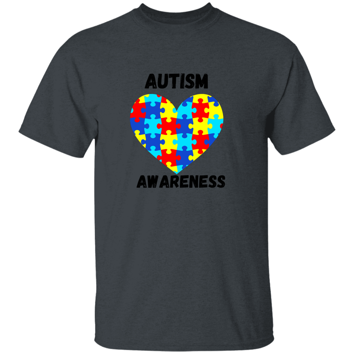 Autism Heart Short Sleeve Shirt