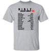Emergency Bible Numbers Christian T-Shirt - Short Sleeve Black
