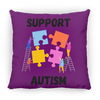 Load image into Gallery viewer, Support Autism Square Pillow