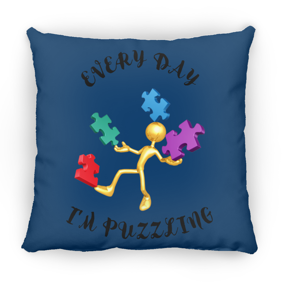 Autism Puzzling Pillow