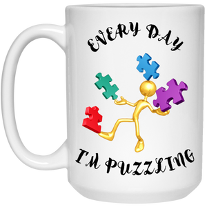 Autism Puzzling Mug