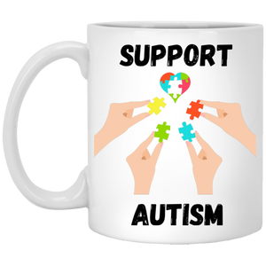 Support Autism Puzzle Piece Mug